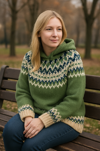 Zimowe Marzenie – Dziany Sweter