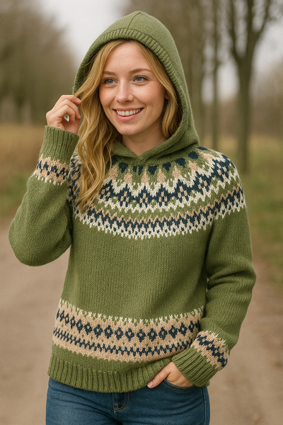 Zimowe Marzenie – Dziany Sweter